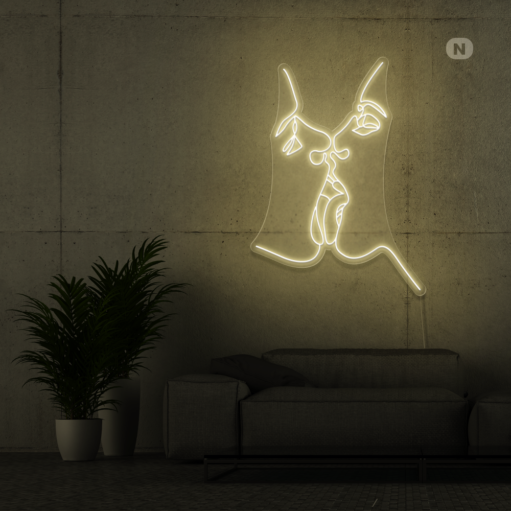 Neonskilt Del kærligheden