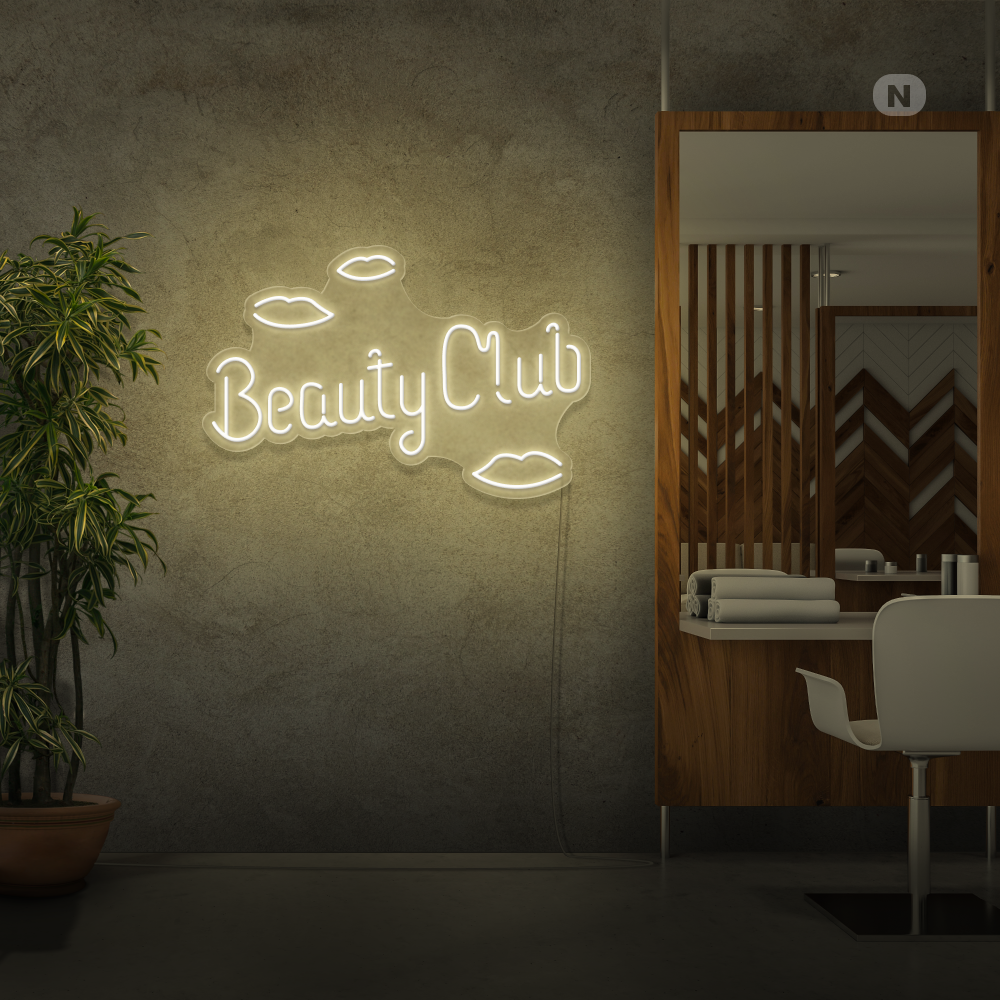 Neonskilt Beauty Club