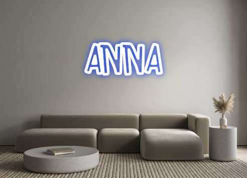 Custom Neon: anna