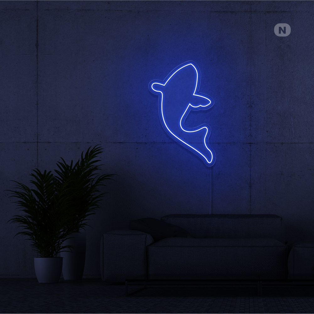 Neonskilt Fisk