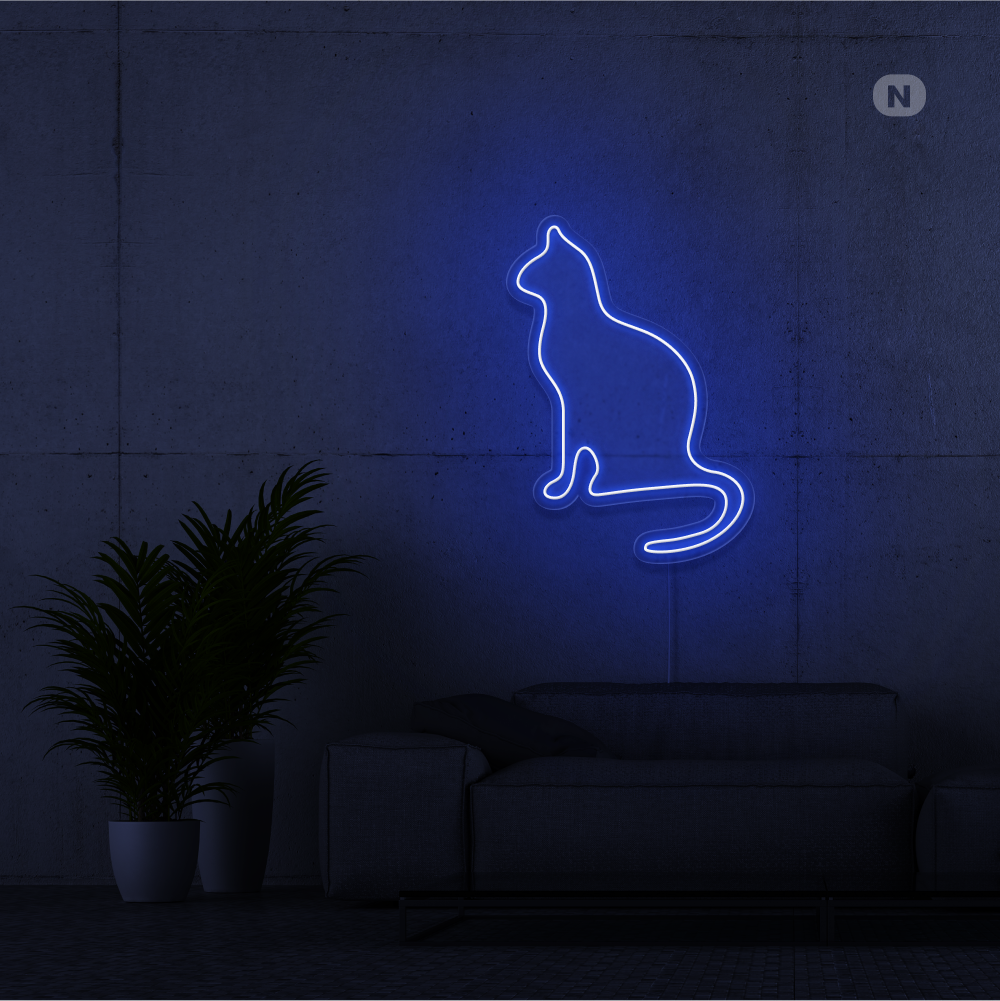 Neonskilt Kat