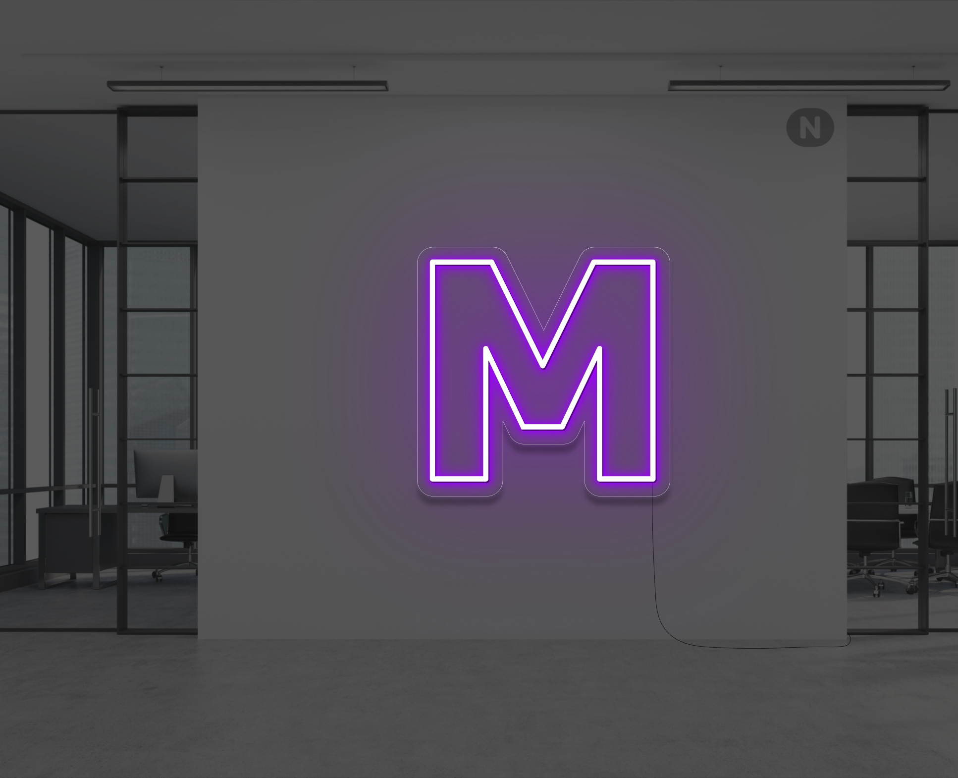 neon-bogstav-m-lilla