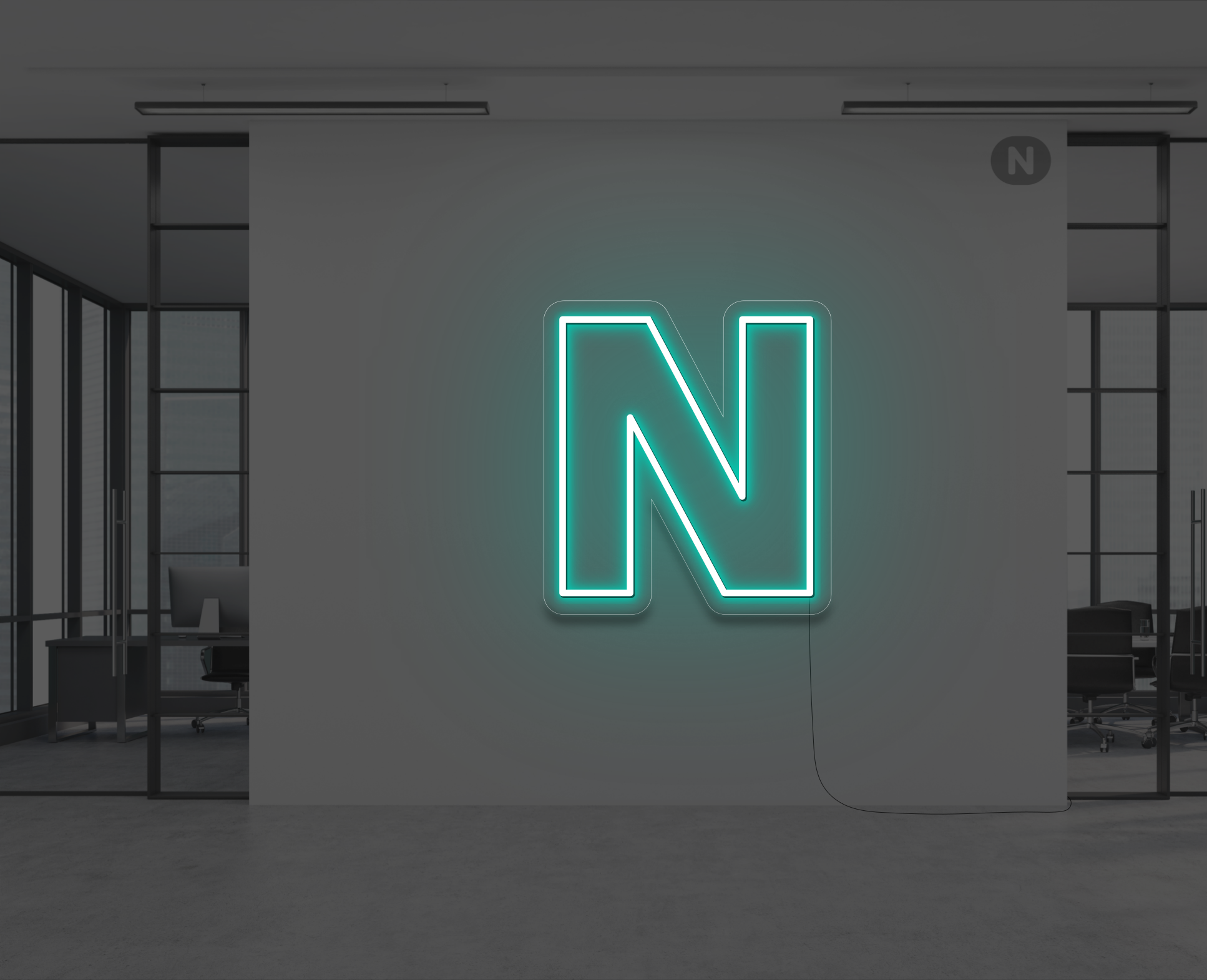 neon-bogstav-n-turkis