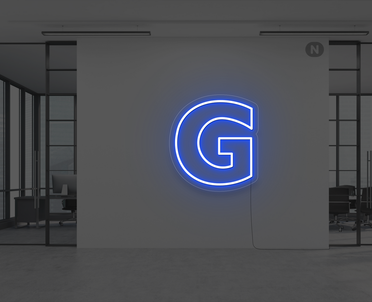 Toilet neon sign