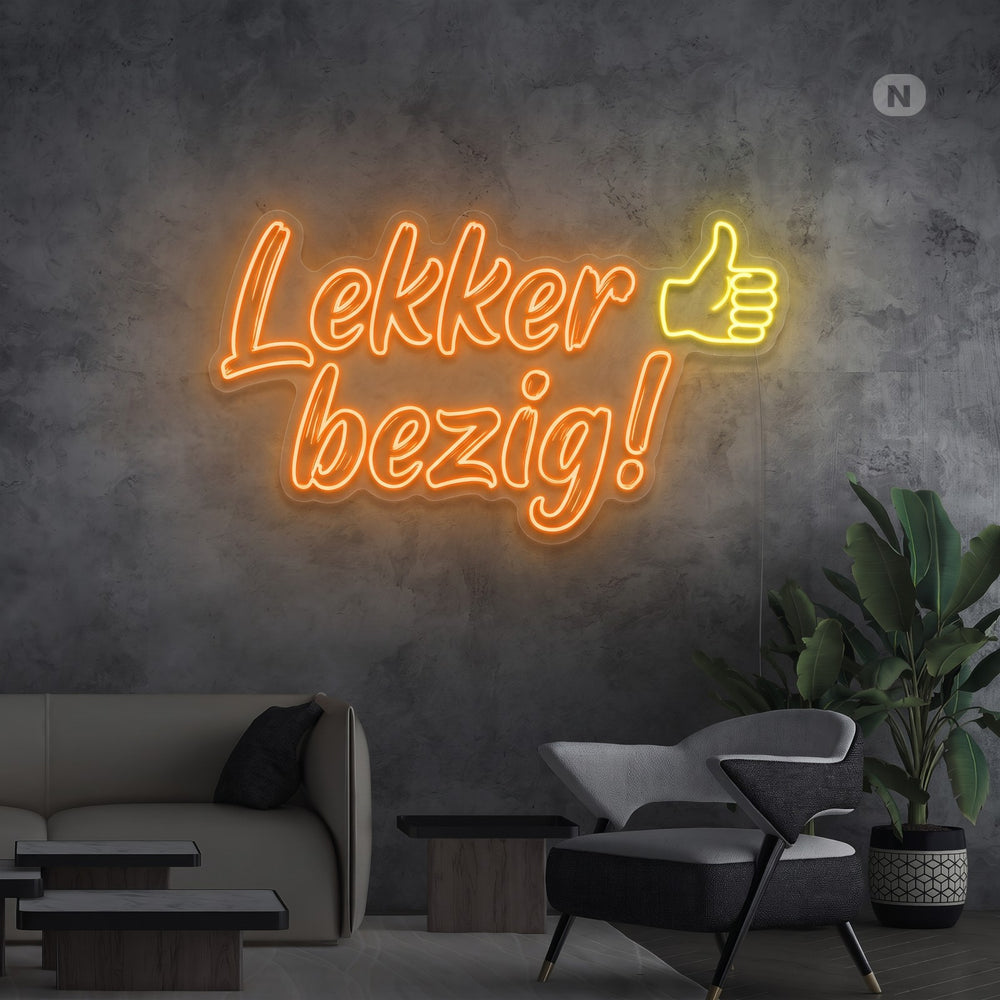 Lekker bezig!