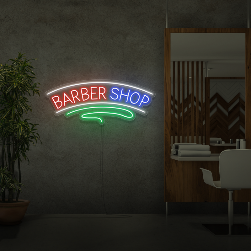Neonskilt Barber Shop 2