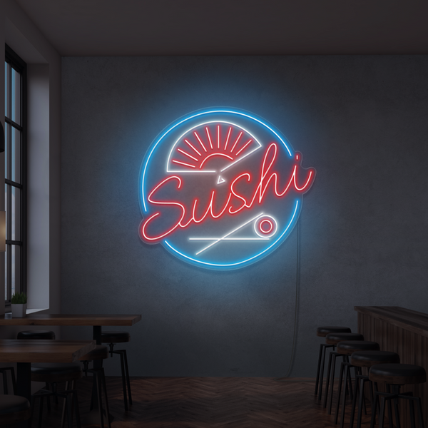 Neonskilt Sushi