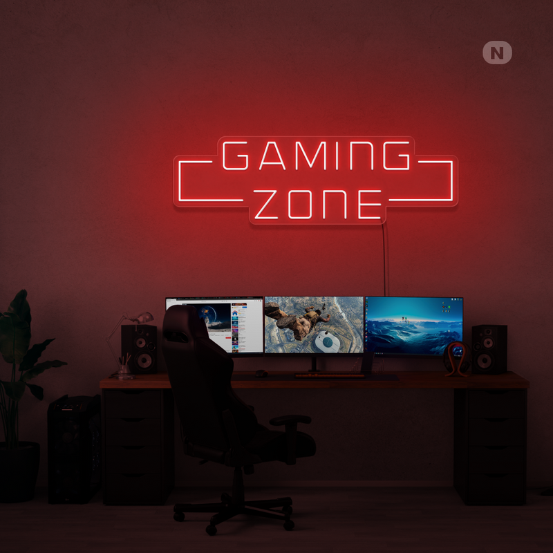 Neonskilt Gaming Zone