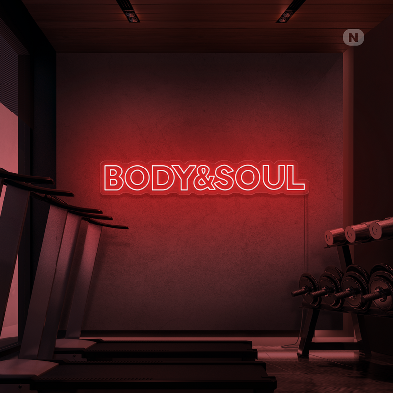 Neonskilt Body & Soul