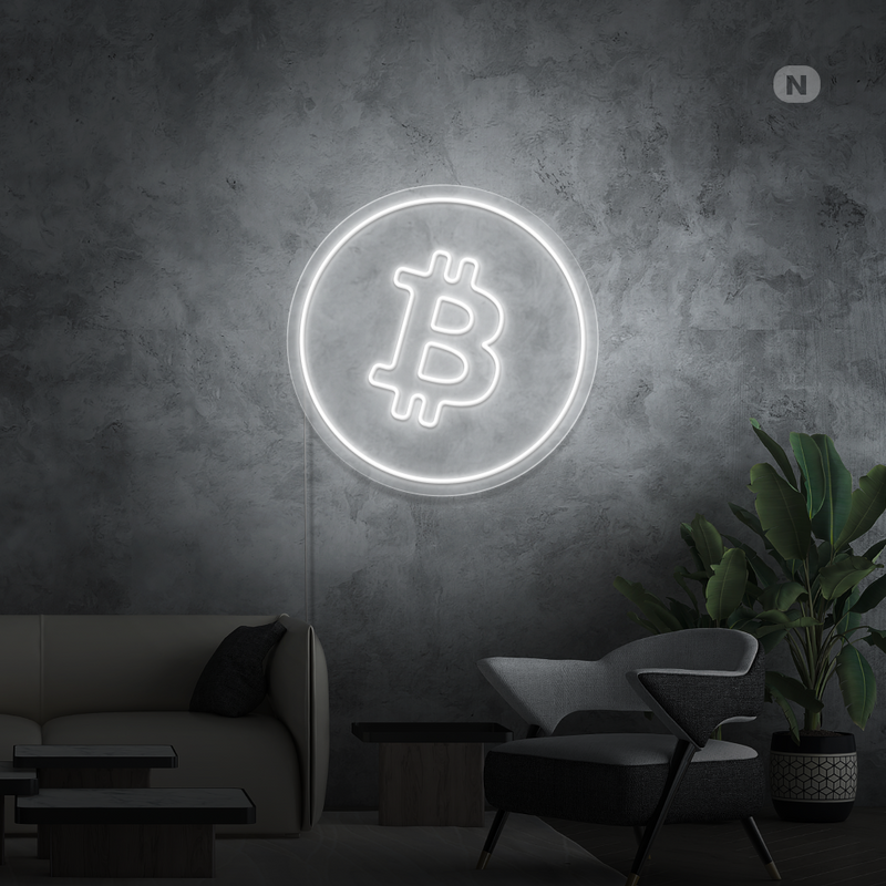 Neonskilt Bitcoin