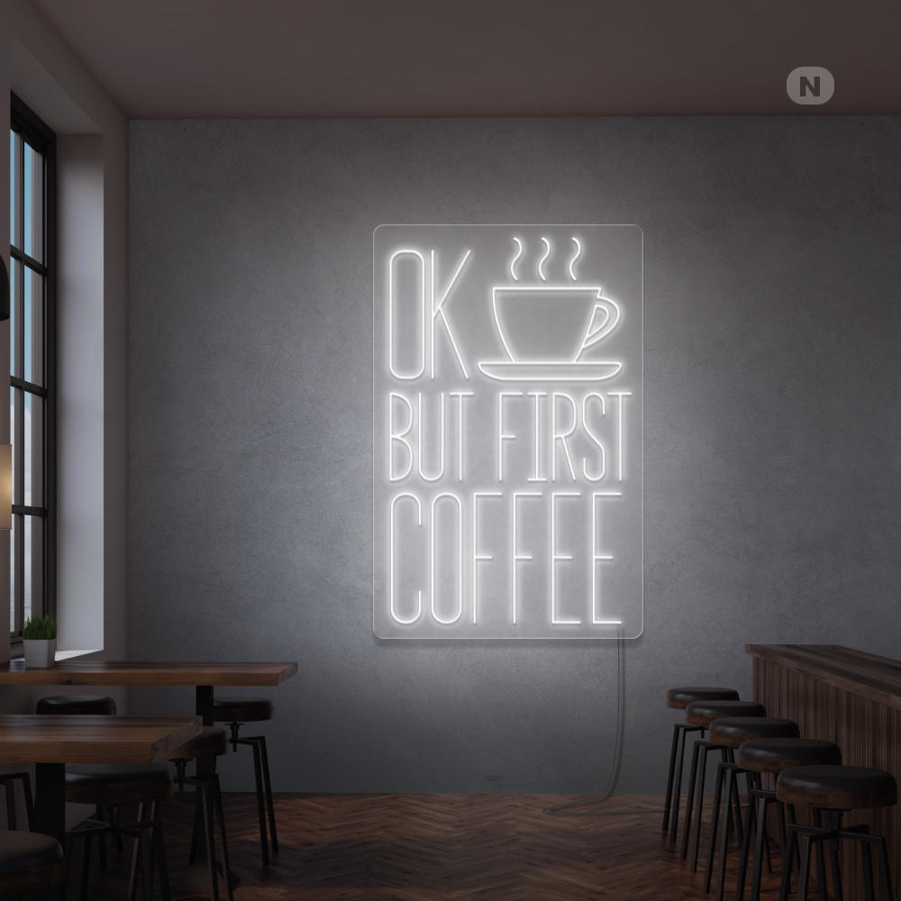 Neonskilt Kaffe