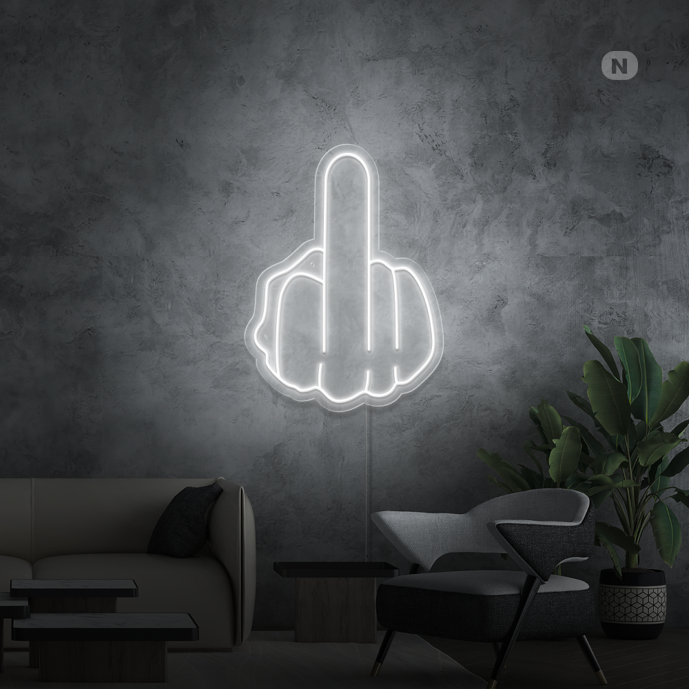 Neonskilt Langfinger
