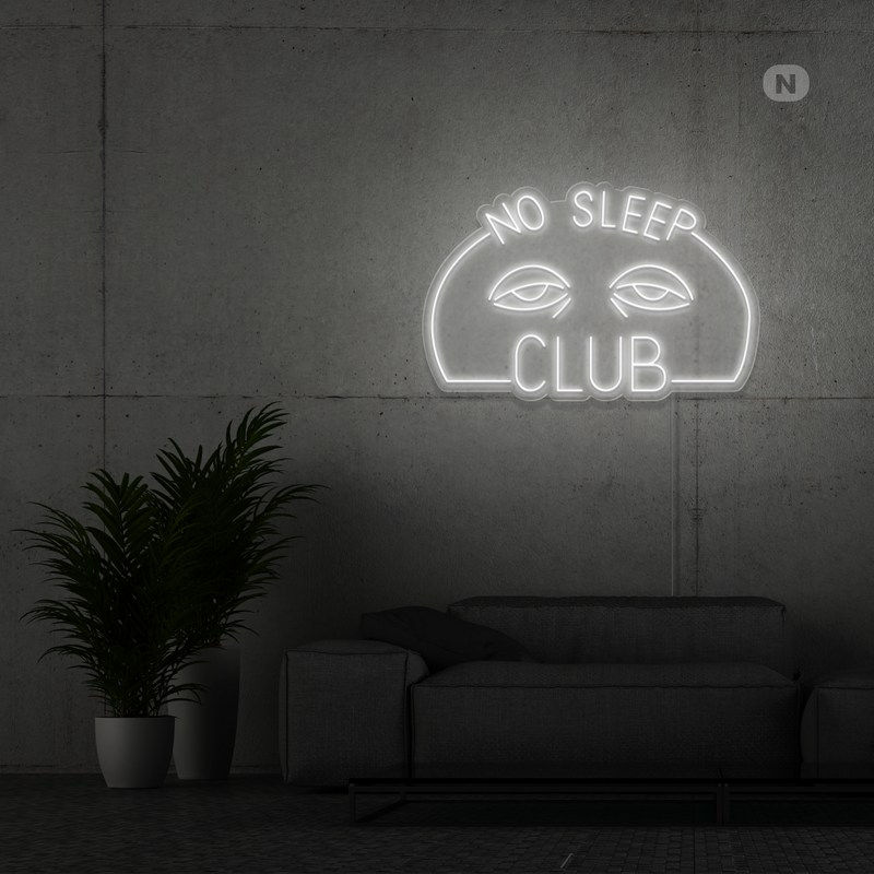 Neonskilt No Sleep Club