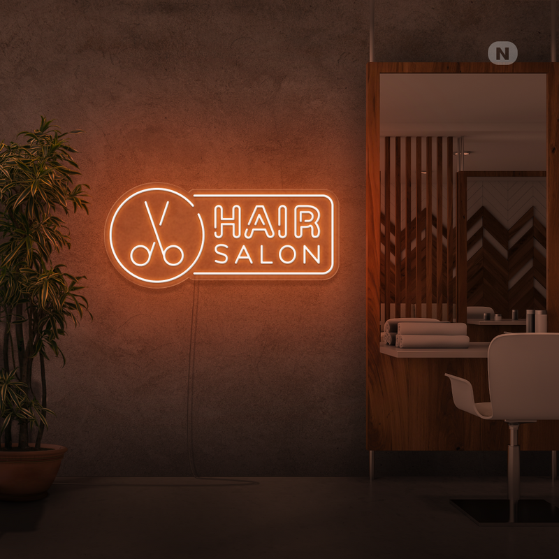 Neonskilt Hair Salon