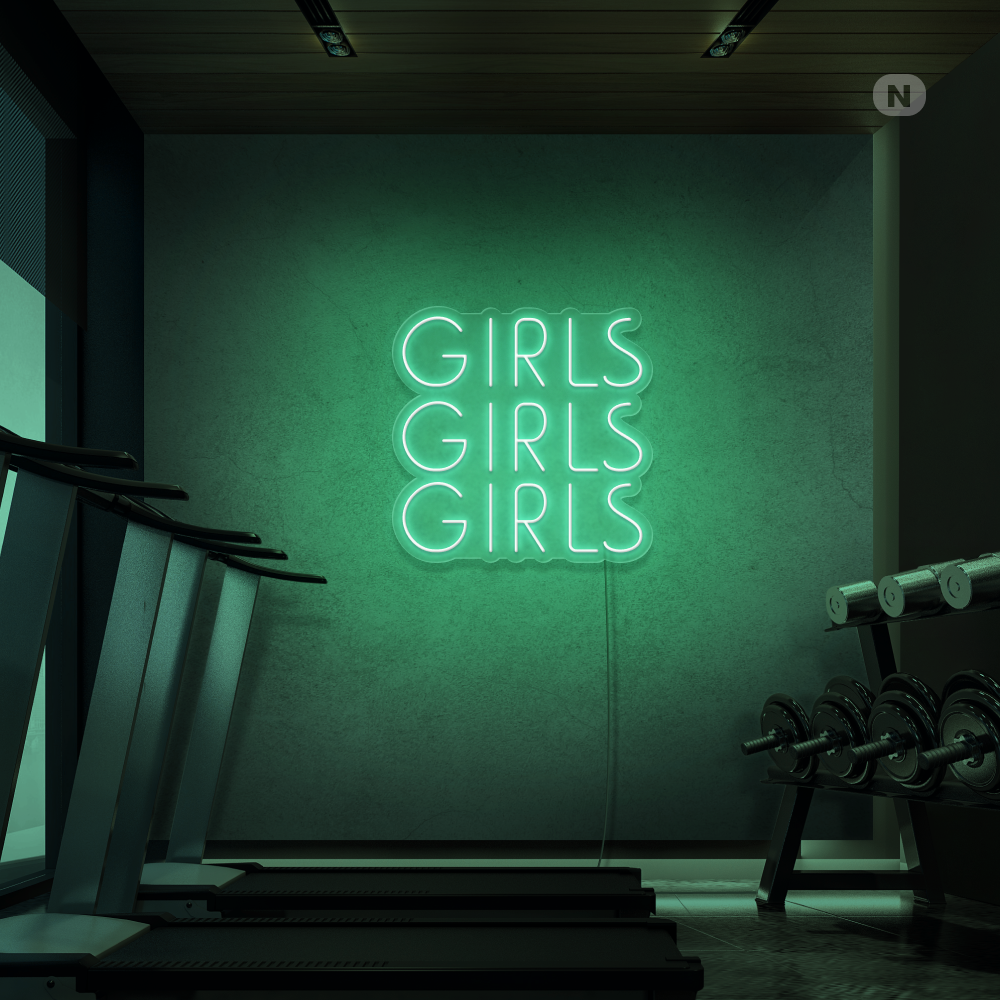 Neonskilt Girls Girls Girls
