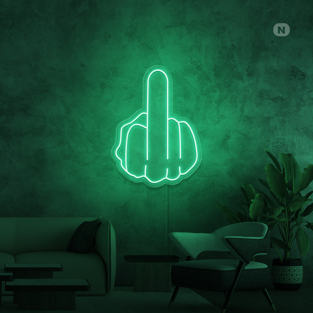 Neonskilt Langfinger