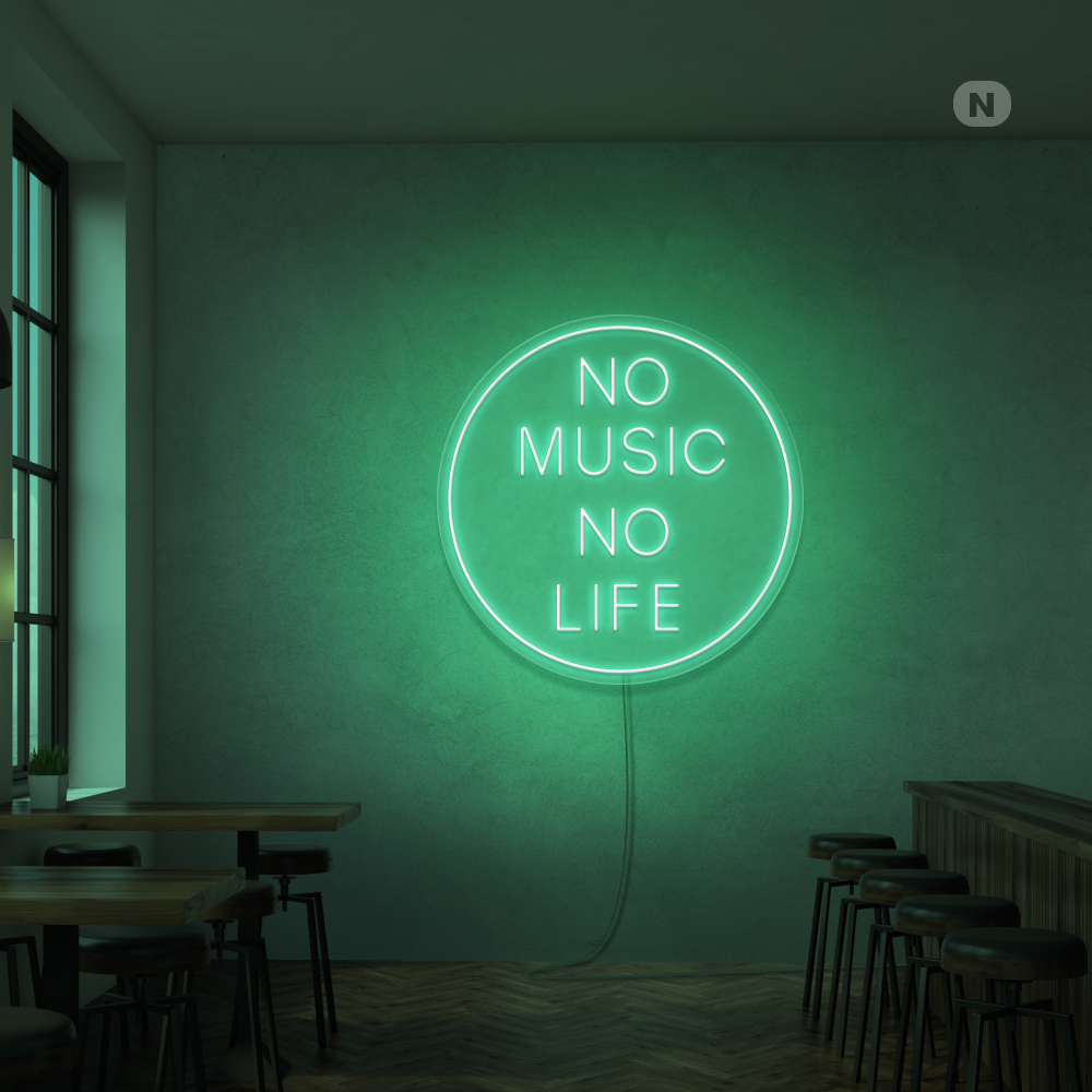 Neonskilt Musik