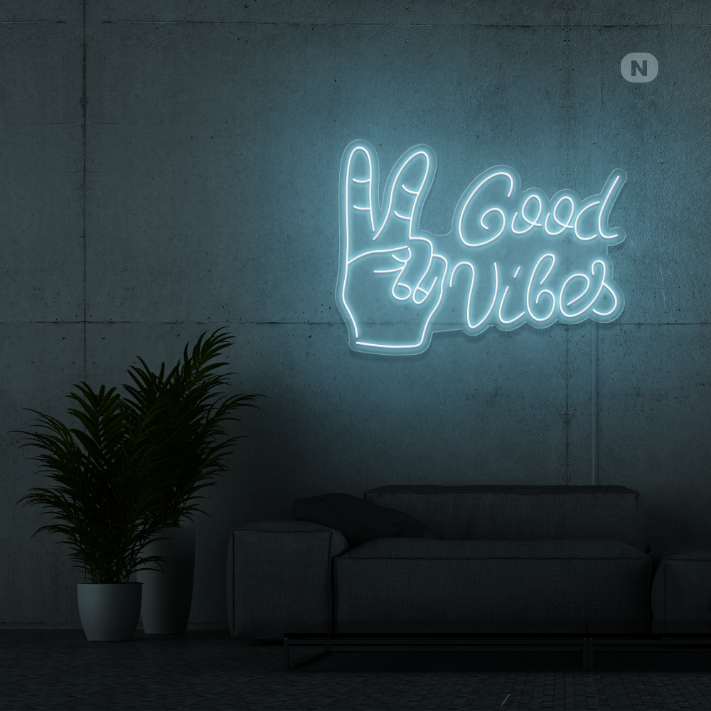 Neonskilt Good Vibes