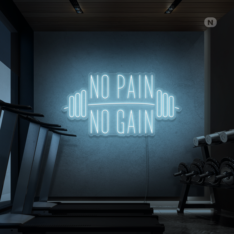 Neonskilt No Pain No Gain