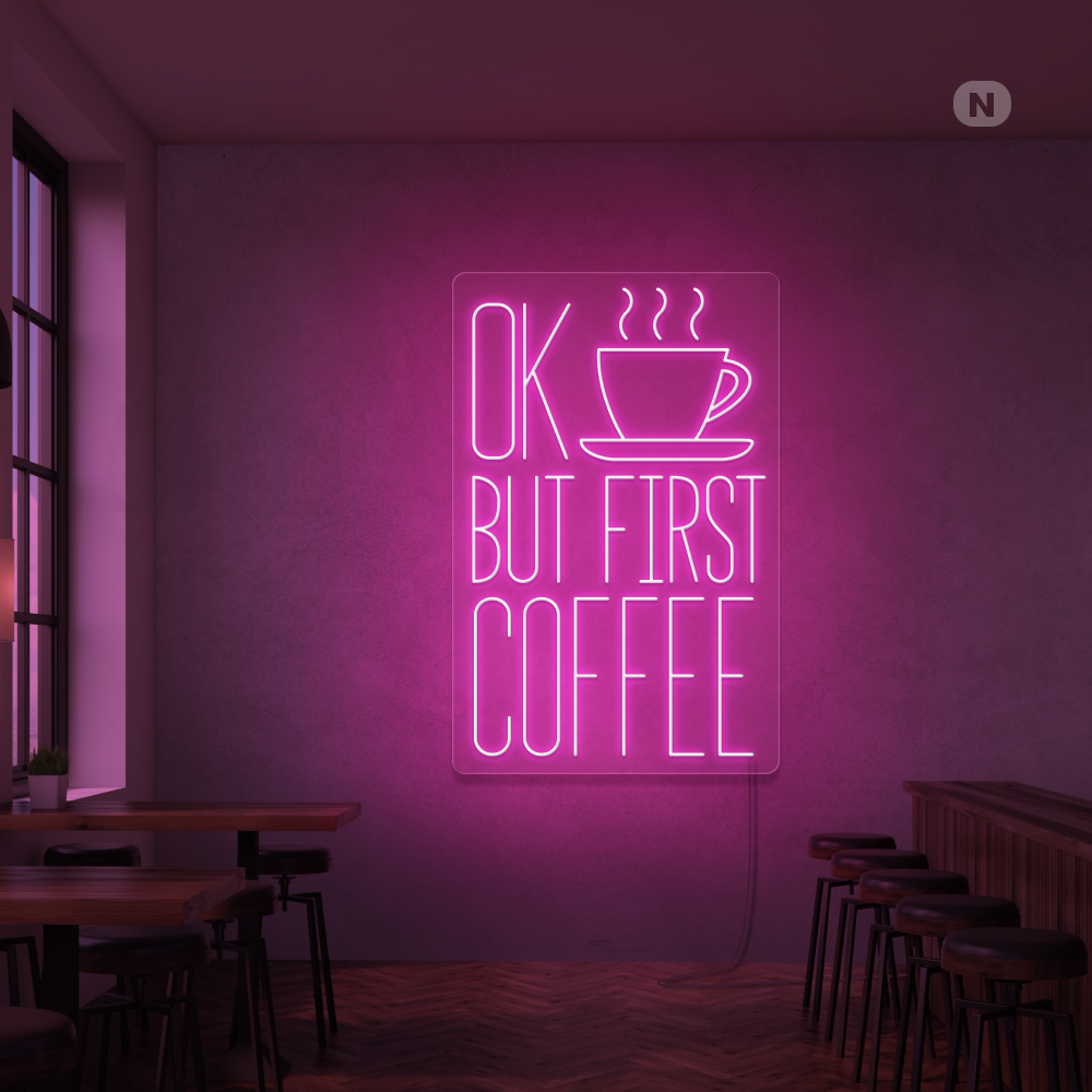 Neonskilt Kaffe