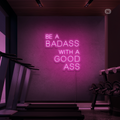 Neonskilt Gym Quote