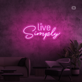 Neonskilt Live Simply