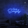 Neonskilt Live Simply