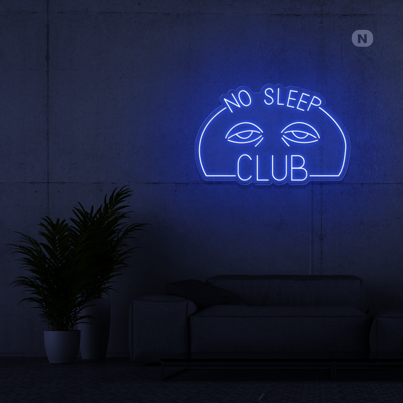 Neonskilt No Sleep Club