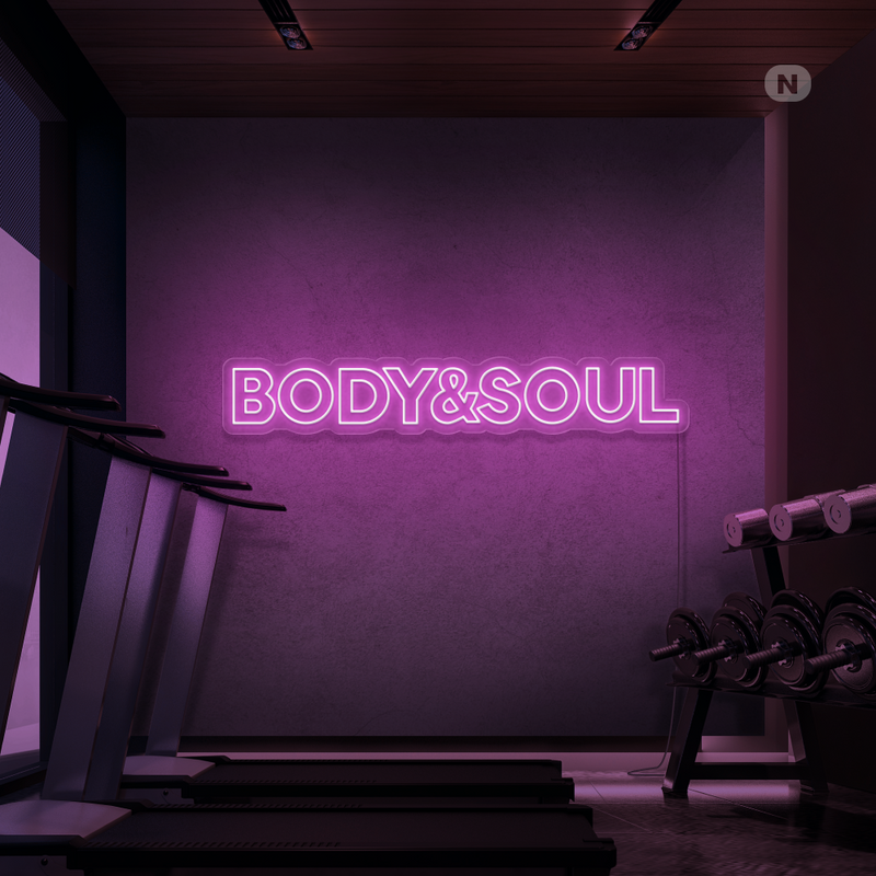 Neonskilt Body & Soul