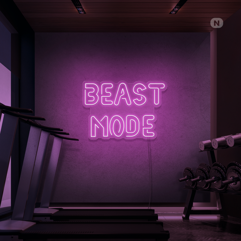 Neonskilt Beast Mode