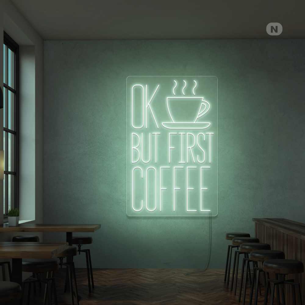Neonskilt Kaffe