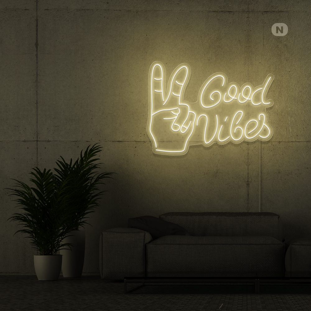 Neonskilt Good Vibes