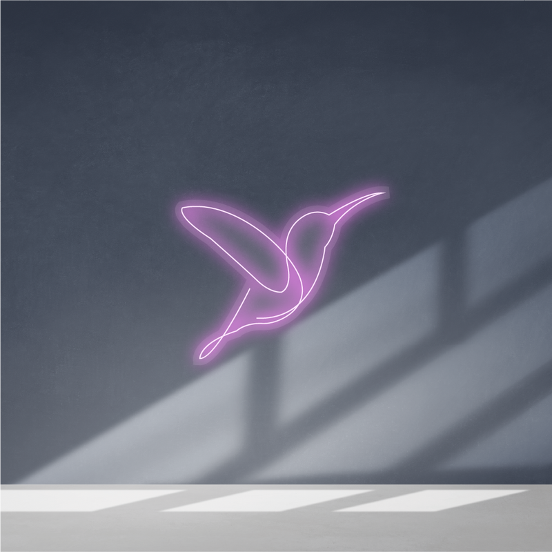Neonskilt Kunstnerisk fugl