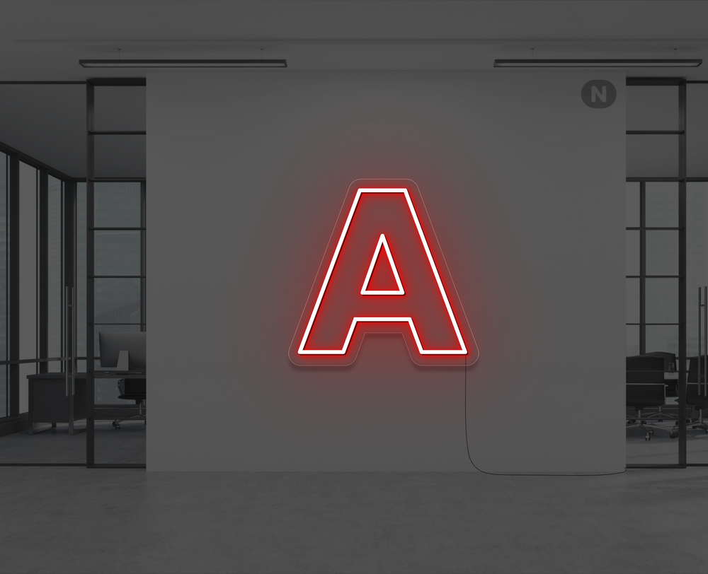 Neon Bogstav A