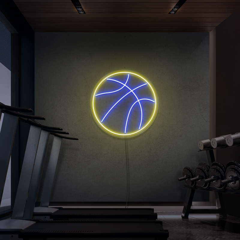 Neonskilt Basketbal